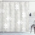 thumbnail image 1 of Ambesonne Grey Shower Curtain, Game Game Hobby Theme, 69"Wx84"L, Grey, 1 of 4