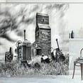 thumbnail image 1 of Ambesonne Grey Shower Curtain, Old Vintage 60s Tractor, 69"Wx70"L, Grey, 1 of 5