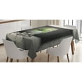 thumbnail image 1 of Ambesonne Grey Tablecloth Rectangular Table Cover, Concrete Room Hole Exit, 60"x90", Grey Green, 1 of 4