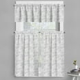 thumbnail image 1 of Ambesonne Grey Valance & Curtain, Oriental Lace Pattern, 55"x36", White, 1 of 6