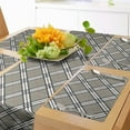 thumbnail image 1 of Ambesonne Grey White Table Runner & Placemats, Medieval Art, Placemat 4 pcs + Runner 12"x90", Grey Black White, 1 of 2