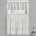 thumbnail image 1 of Ambesonne Grey White Valance & Curtain, Romantic Bridal Lace, 55"x24", Grey White, 1 of 6