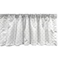 thumbnail image 1 of Ambesonne Grey Window Valance, Small Polka Dots Pastel, 54" X 18", Pale Grey White, 1 of 3