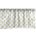 thumbnail image 1 of Ambesonne Grey Yellow Window Valance, Modern Carriage, 42" x 12", Yellow Blue Grey, 1 of 3