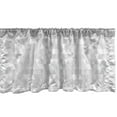thumbnail image 1 of Ambesonne Grey and White Window Valance, Hipster Poly Effect, 54" X 12", Pale Grey and White, 1 of 3