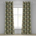 thumbnail image 1 of Ambesonne Grommet Curtain, , 50"x108", Forest Green Dimgray, 1 of 5