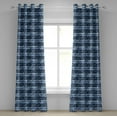 thumbnail image 1 of Ambesonne Grommet Curtain, , 50"x108", Violet Blue and Indigo, 1 of 5