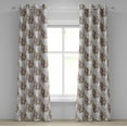 thumbnail image 1 of Ambesonne Grommet Curtain, , 50"x120", Pale Mauve Reseda Green, 1 of 5