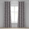 thumbnail image 1 of Ambesonne Grommet Curtain, , 50"x120", Pale Mustard Purpleblue, 1 of 1