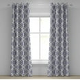 thumbnail image 1 of Ambesonne Grommet Curtain, , 50"x120", Purple Ceil Blue and Ivory, 1 of 1