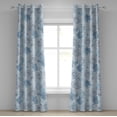 thumbnail image 1 of Ambesonne Grommet Curtain, , 50"x120", Sea Blue Soft Blue, 1 of 5