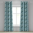 thumbnail image 1 of Ambesonne Grommet Curtain, , 50"x120", Soft Blue Cadet Blue, 1 of 5