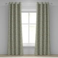 thumbnail image 1 of Ambesonne Grommet Curtain, , 50"x120", Soft Blue Cocoa and Khaki, 1 of 1