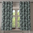 thumbnail image 1 of Ambesonne Grommet Curtain, , 50"x60", Dark Blue Grey Mint Green, 1 of 5