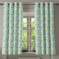 thumbnail image 1 of Ambesonne Grommet Curtain, , 50"x60", Fern Green and Earth Yellow, 1 of 5