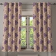 thumbnail image 1 of Ambesonne Grommet Curtain, , 50"x63", Dimgray Indigo Eggshell, 1 of 1