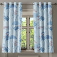 thumbnail image 1 of Ambesonne Grommet Curtain, , 50"x63", Pale Blue Ceil Blue Pink, 1 of 1