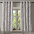 thumbnail image 1 of Ambesonne Grommet Curtain, , 50"x63", Pale Purpleblue White, 1 of 1