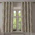 thumbnail image 1 of Ambesonne Grommet Curtain, , 50"x63", Pastel Brown Cadet Blue, 1 of 5