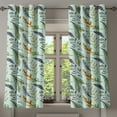 thumbnail image 1 of Ambesonne Grommet Curtain, , 50"x63", Pastel Green Blue and Peach, 1 of 5
