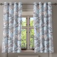 thumbnail image 1 of Ambesonne Grommet Curtain, , 50"x63", Soft Blue and Dark Purple, 1 of 1