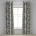 thumbnail image 1 of Ambesonne Grommet Curtain, , 50"x72", Avocado Green Cobalt Blue, 1 of 1