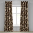 thumbnail image 1 of Ambesonne Grommet Curtain, , 50"x72", Champagne Umber Cocoa, 1 of 5