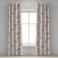 thumbnail image 1 of Ambesonne Grommet Curtain, , 50"x72", Cream Blush, 1 of 5