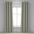 thumbnail image 1 of Ambesonne Grommet Curtain, , 50"x72", Eggshell Dimgray, 1 of 5