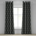 thumbnail image 1 of Ambesonne Grommet Curtain, , 50"x72", Grey and Pale Tan, 1 of 1