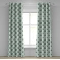 thumbnail image 1 of Ambesonne Grommet Curtain, , 50"x72", Mint Green Laurel Green, 1 of 5