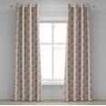 thumbnail image 1 of Ambesonne Grommet Curtain, , 50"x72", Pale Mauve Taupe Cream, 1 of 5