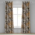 thumbnail image 1 of Ambesonne Grommet Curtain, , 50"x72", Purple Grey and Amber, 1 of 5