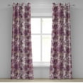 thumbnail image 1 of Ambesonne Grommet Curtain, , 50"x72", Purple and Champagne, 1 of 5
