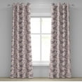 thumbnail image 1 of Ambesonne Grommet Curtain, , 50"x72", Soft Pink Umber and Indigo, 1 of 5