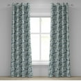 thumbnail image 1 of Ambesonne Grommet Curtain, , 50"x84", Pale Purpleblue Soft Blue, 1 of 1