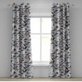 thumbnail image 1 of Ambesonne Grommet Curtain, , 50"x84", Pale Sky Blue Eggshell, 1 of 1