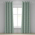 thumbnail image 1 of Ambesonne Grommet Curtain, , 50"x96", Cadet Blue and Pale Yellow, 1 of 1