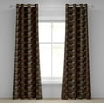 thumbnail image 1 of Ambesonne Grommet Curtain, , 50"x96", Cinnamon Brown Scarlet, 1 of 5
