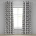 thumbnail image 1 of Ambesonne Grommet Curtain, , 50"x96", Dark Purple Grey and White, 1 of 1