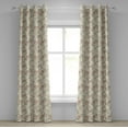 thumbnail image 1 of Ambesonne Grommet Curtain, , 50"x96", Grey Yellow Blush, 1 of 1