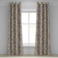 thumbnail image 1 of Ambesonne Grommet Curtain, , 50"x96", Pale Ceil Blue Cream, 1 of 1