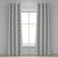 thumbnail image 1 of Ambesonne Grommet Curtain, , 50"x96", Pale Pink and Mint Green, 1 of 1