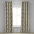 thumbnail image 1 of Ambesonne Grommet Curtain, , 50"x96", Seafoam Almond and Ecru, 1 of 5