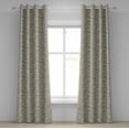 thumbnail image 1 of Ambesonne Grommet Curtain, , 50"x96", Soft Blue Cocoa and Khaki, 1 of 5