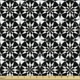 thumbnail image 1 of Ambesonne Grunge Fabric by the Yard Upholstery, Sketchy Vintage Circular, 5 Yards, Charcoal Grey Champagne, 1 of 5