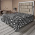 thumbnail image 1 of Ambesonne Grunge Flat Sheet, Sketchy Vintage Circular, California King, Charcoal Grey Champagne, 1 of 1