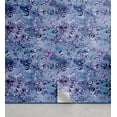 thumbnail image 1 of Ambesonne Grunge Peel & Stick Wallpaper for Home, Watercolor Pattern Abstract, 13"x36", Cadet Blue Quartz and Lilac, 1 of 5