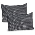 thumbnail image 1 of Ambesonne Grunge Pillow Sham 2 Pack, Sketchy Vintage Circular, 26"x20", Charcoal Grey Champagne, 1 of 3