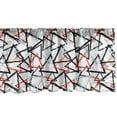 thumbnail image 1 of Ambesonne Grunge Window Valance, Retro Abstract Pattern, 54" X 12", Mint Green Vermilion, 1 of 5